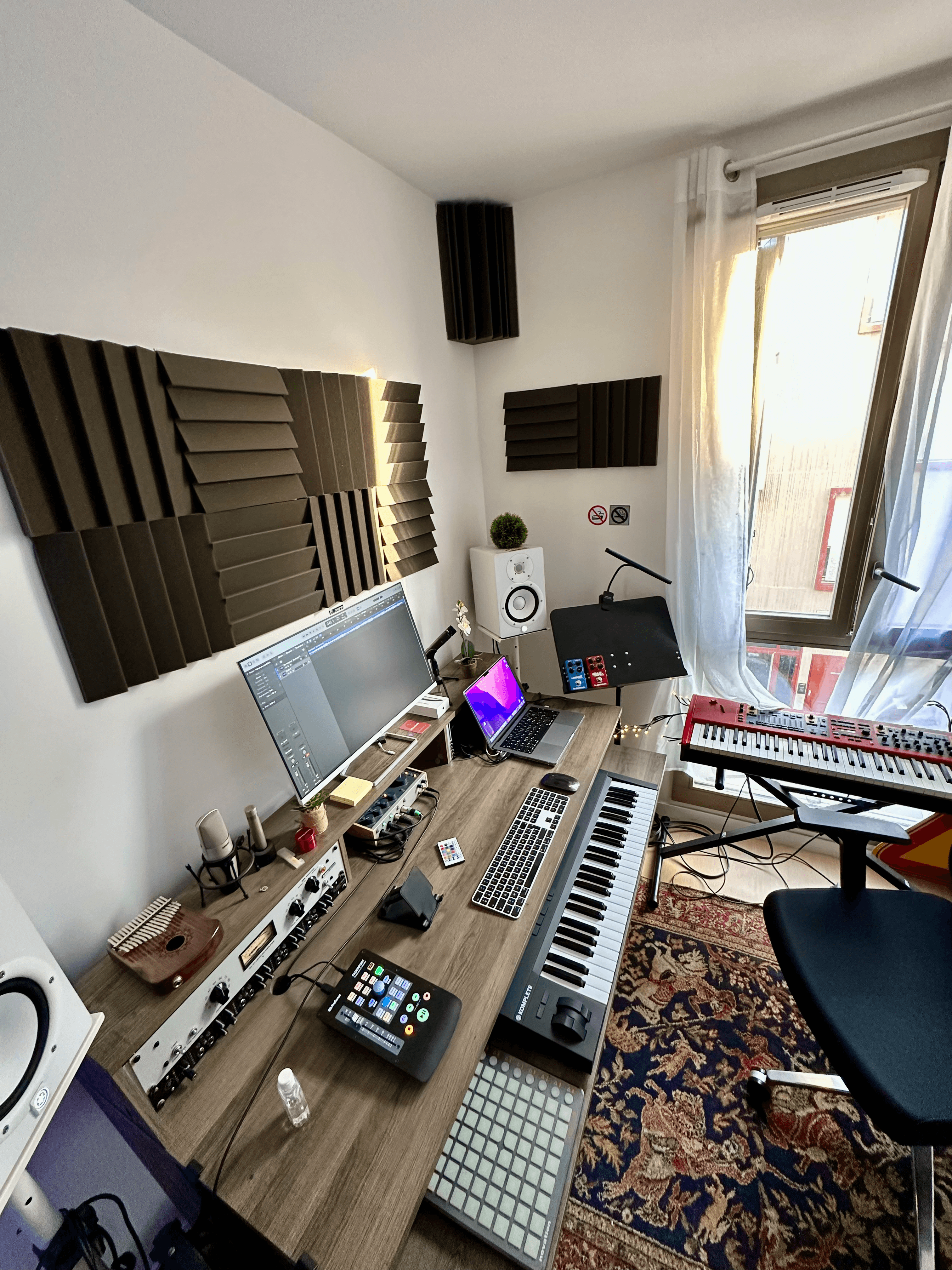 Ambiance du studio LineOut Records