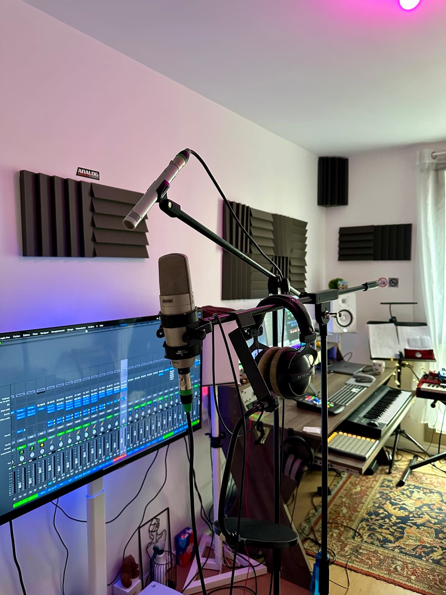 Vue du studio LineOut Records